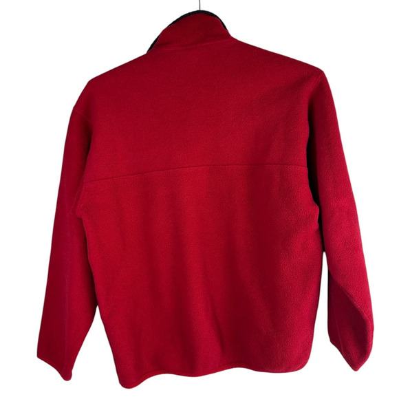 Vintage Y2k Patagonia Classic Synchilla Snap-T Fleece Pullover Red Men's Medium - Picture 8 of 16